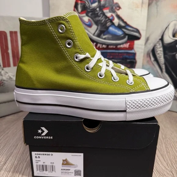Converse Chuck Taylor All Star Lift Platform High ‘Magic Forest’ Green  Women